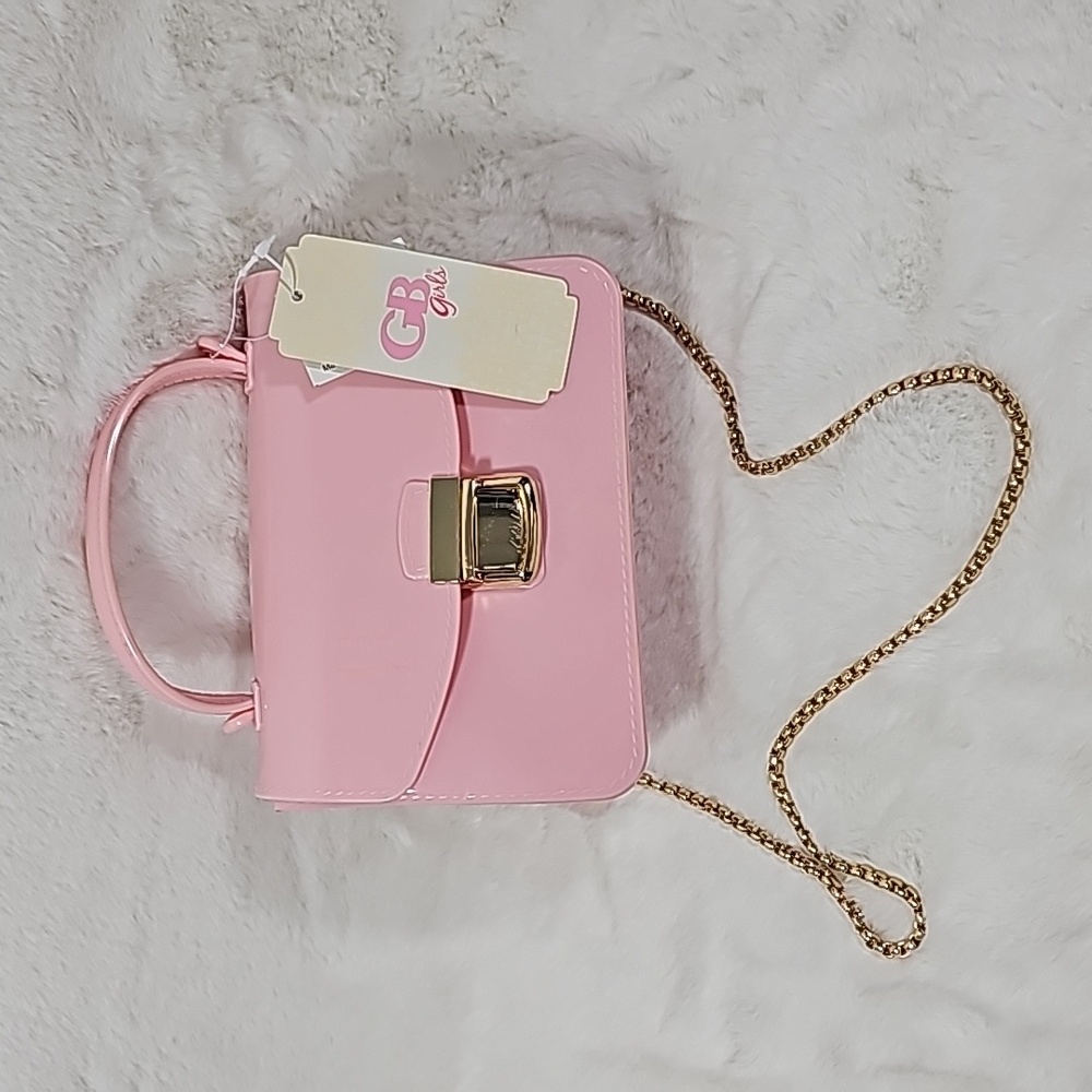 Gb Girls Gianni Bini Girls Pink Patient Leather Purse